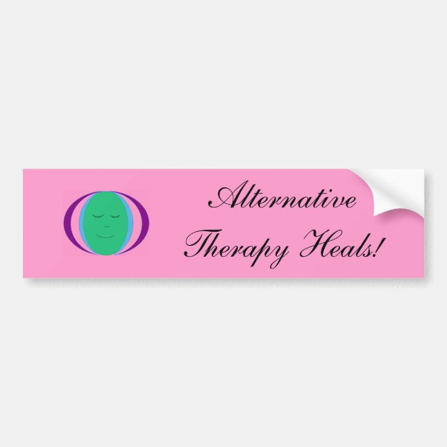 Alternative Therapy Heals! - bumper sticker (Front)