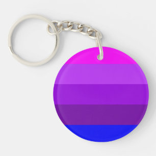 Alternative Transgender Pride Flag Key Ring