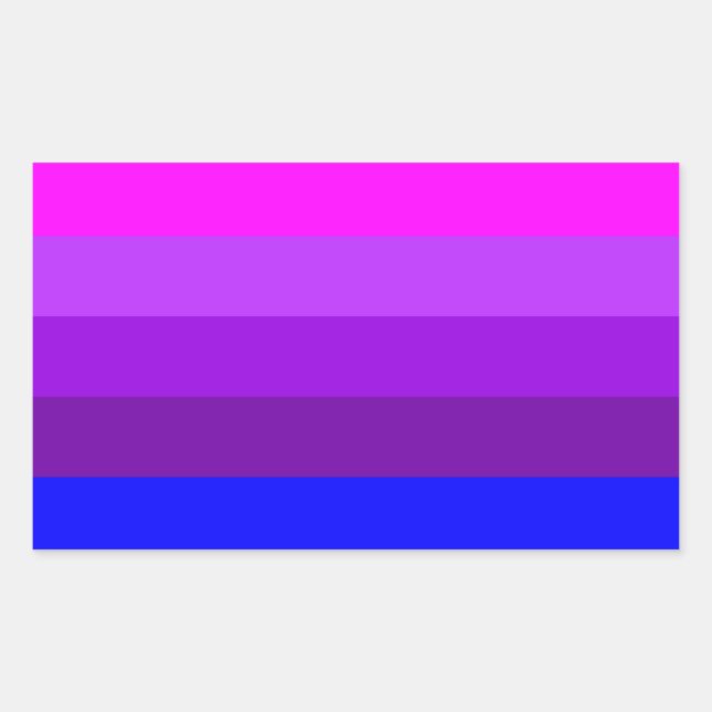 Alternative Transgender Pride Flag Rectangular Sticker (Front)