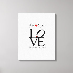 Alternative wedding guest book love choose colour