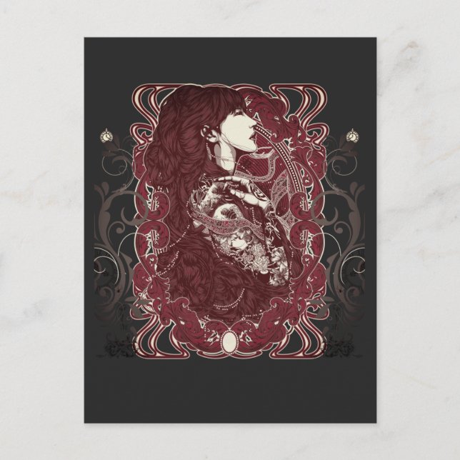 Altes Soul - Eine Viktorianische Altersrente Holiday Postcard (Front)