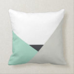 Althea Mint & Grey Abstract Colour Block Pillow<br><div class="desc">Althea Mint & Grey Abstract Colour Block Pillow 
 Featuring Althea pillow in pink and grey. Other colours our available.</div>