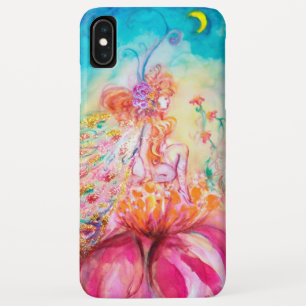 ALTHEA /Whimsical Fairy on the Pink Flower iPhone XS Max Case