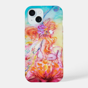 ALTHEA /Whimsical Fairy on the Pink Flower iPhone 15 Case