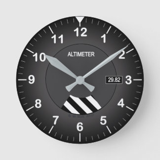 Altimeter Style Clock