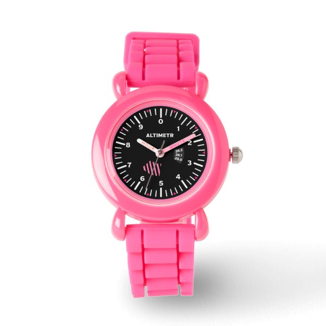 Altimetr Lady Pilot Aviation Geek Watch (Front)