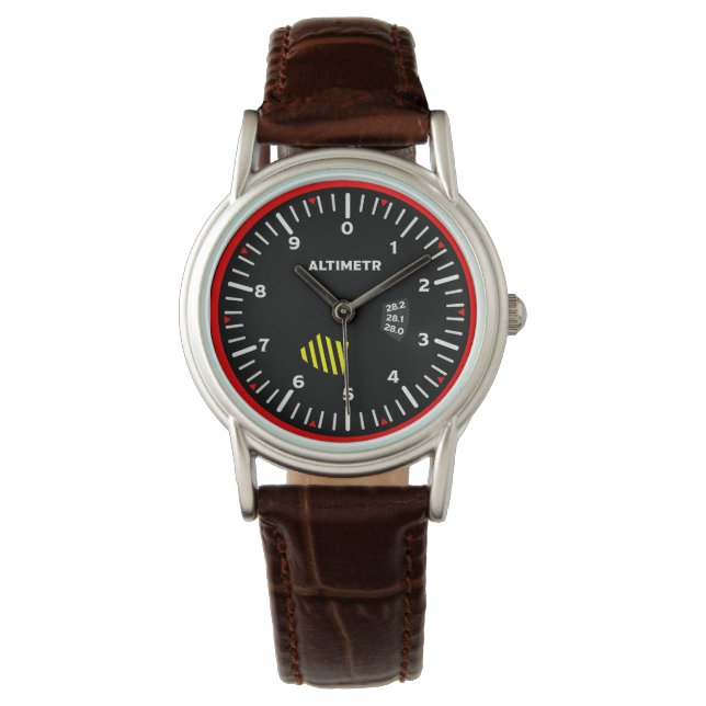 Altimetr Pilot Aviation Geek Watch (Front)