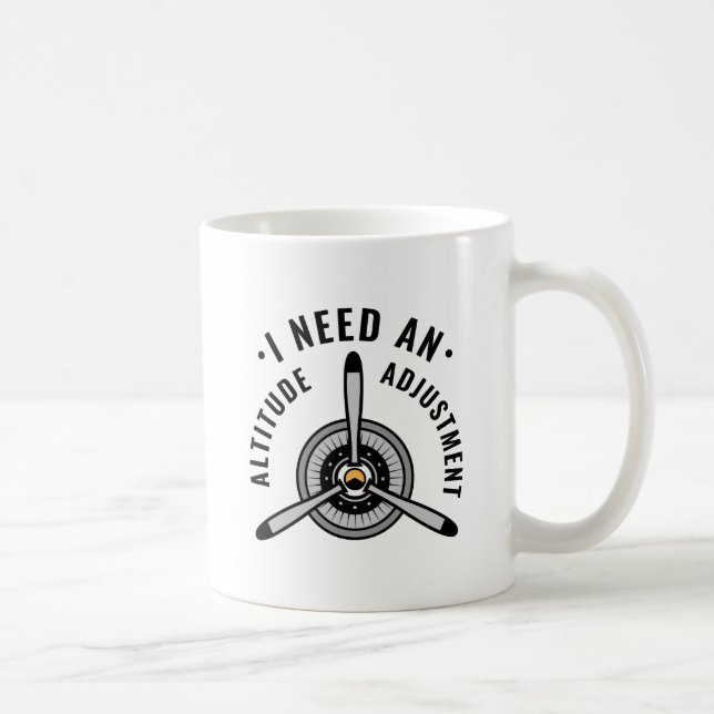 Altitude Adjustment Coffee Mug (Right)