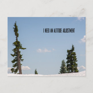 Altitude Adjustment Postcard