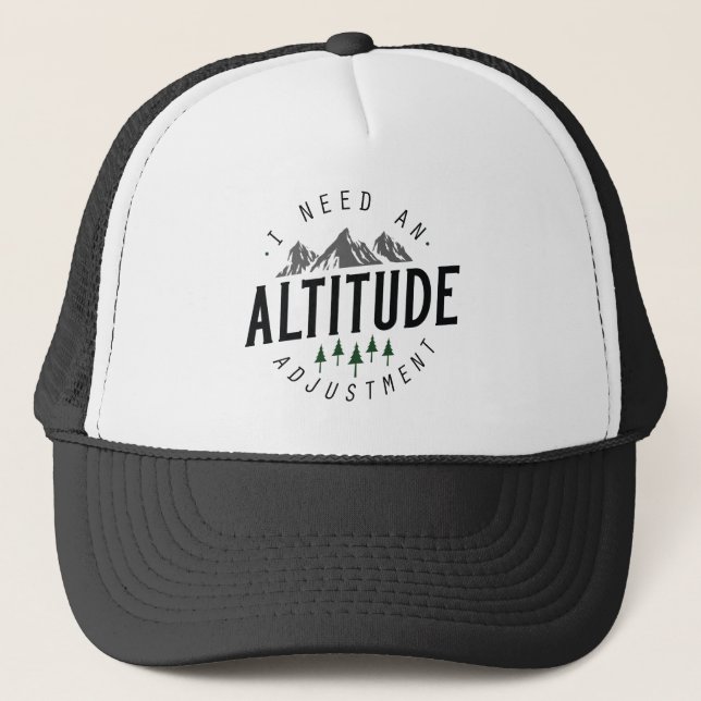Altitude Adjustment Trucker Hat (Front)