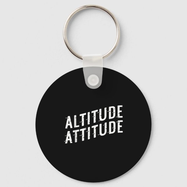 Altitude Attitude  Key Ring (Front)