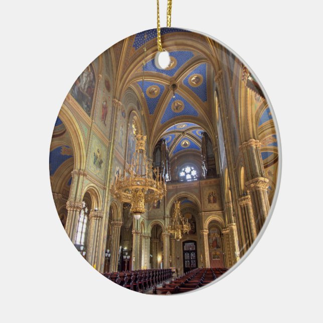 Altlerchenfelder Kirche Wien Österreich Ceramic Tree Decoration (Left)