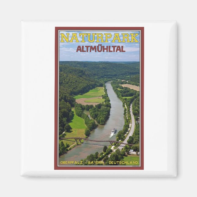 Altmühltal - River Cruise Magnet (Front)