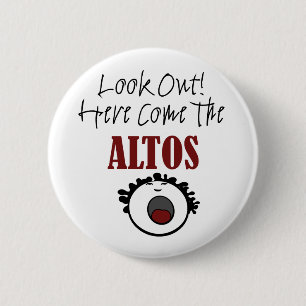 Alto 6 Cm Round Badge