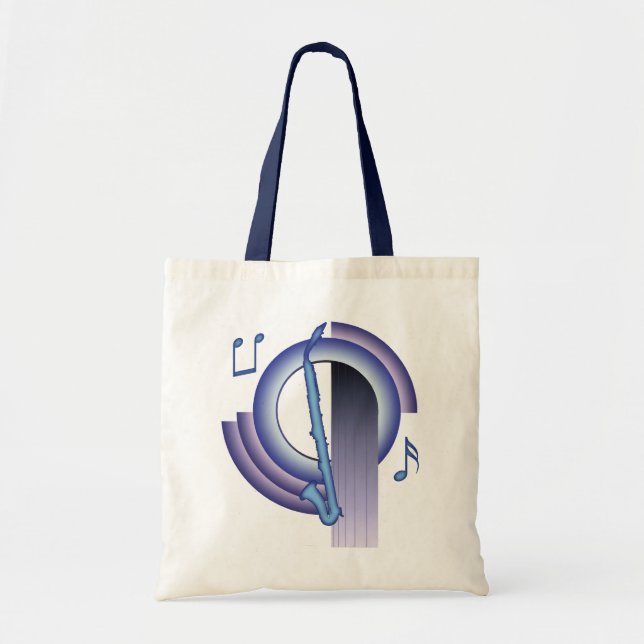 Alto Clarinet Deco2 Tote Bag (Front)