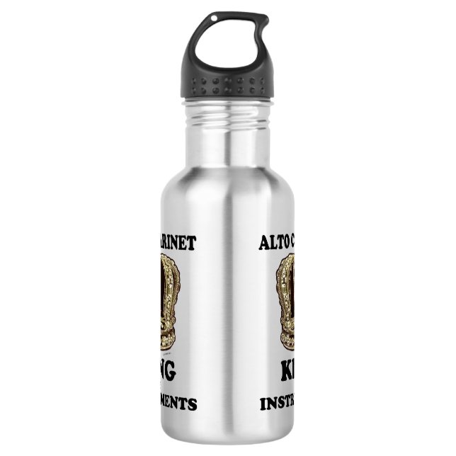 Alto Clarinet King of Instruments 532 Ml Water Bottle (Front)