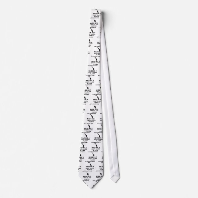 Alto saxophone design tie (Front)