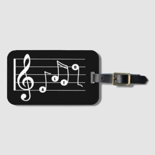 Alto Singer Musical Luggage Tag (Black)