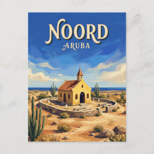 Alto Vista Chapel Noord Aruba Postcard