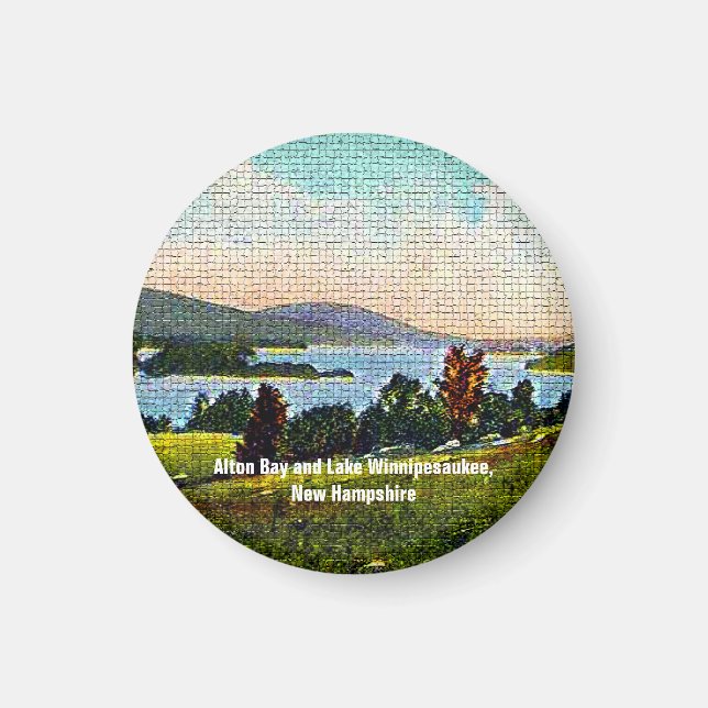 Alton Bay and Lake Winnipesaukee, New Hampshire Magnet (Front)