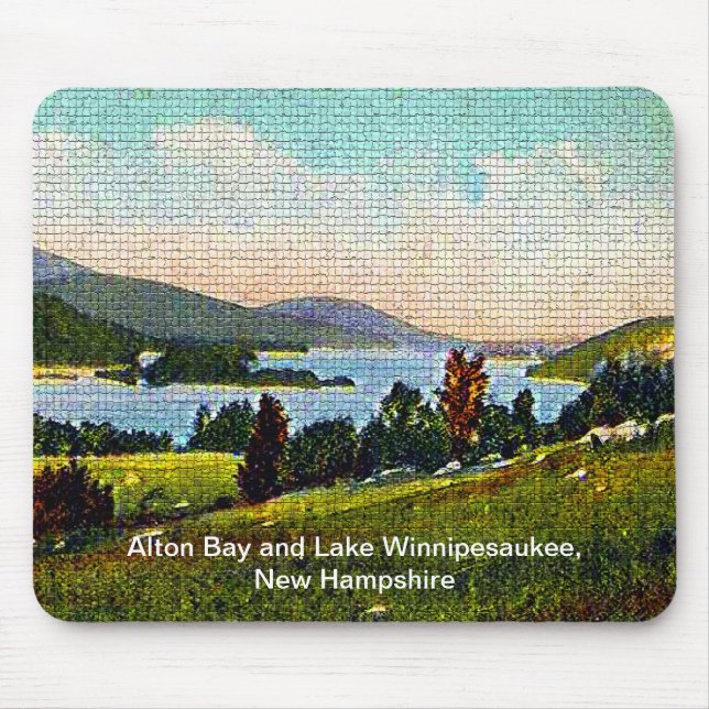 Alton Bay and Lake Winnipesaukee, New Hampshire Mouse Pad (Front)