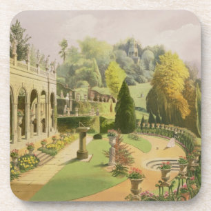 Alton Gardens, from 'The Gardens of England', 1857 Coaster