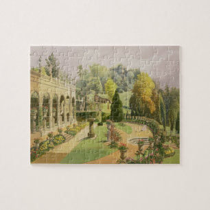 Alton Gardens, from 'The Gardens of England', 1857 Jigsaw Puzzle