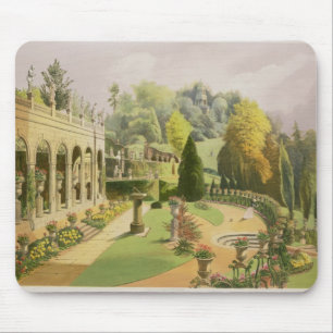Alton Gardens, from 'The Gardens of England', 1857 Mouse Pad