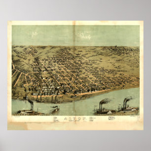Alton, Illinois (1867) Poster