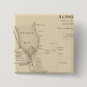 Alton PO 15 Cm Square Badge