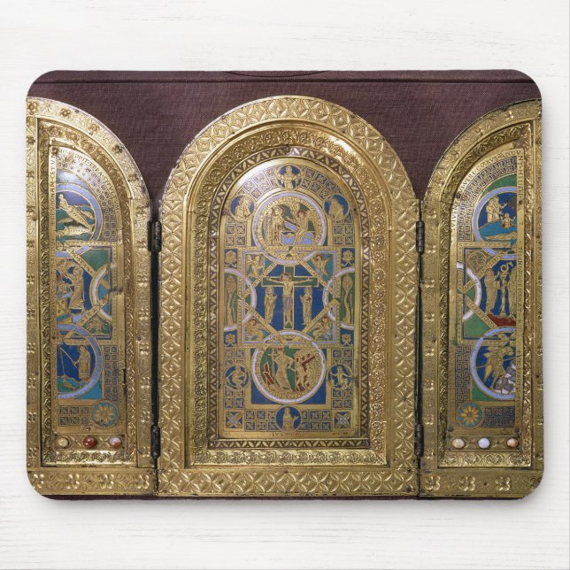 Alton Towers Triptych, c.1150 Mouse Pad (Front)
