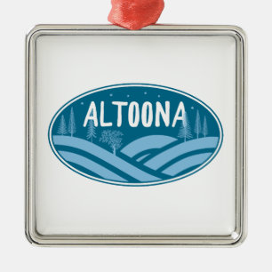 Altoona Pennsylvania Outdoors Metal Ornament