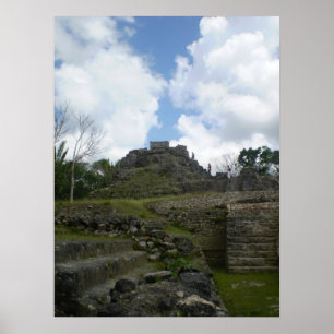 Altuna Ha Mayan Ruins Poster