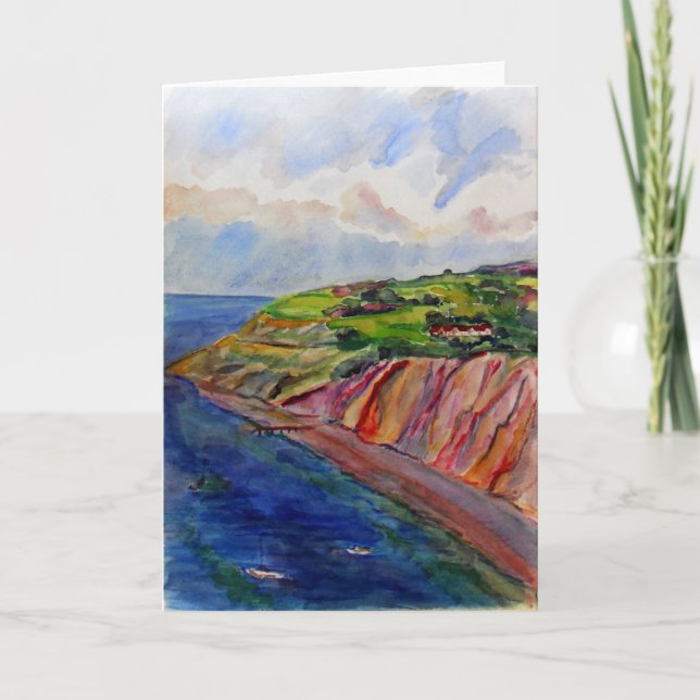 Alum Bay Isle of Wight Card (Front)