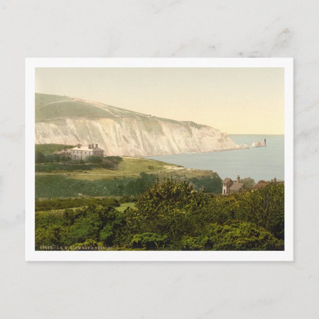Alum Bay, Isle of Wight, England Postcard (Front)