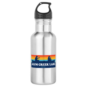 Alum Creek Lake Ohio Canoe 532 Ml Water Bottle