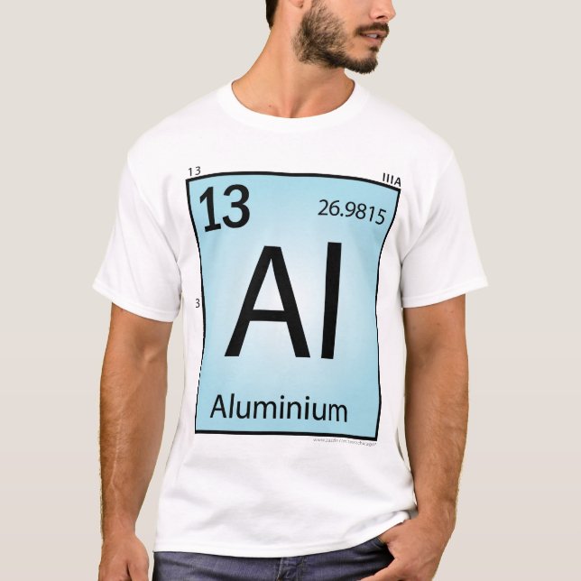 Aluminium (Al) Element T-Shirt - Front Only (Front)