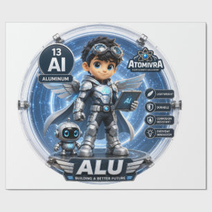 Aluminium  ATOMIVRA Wrapping Paper
