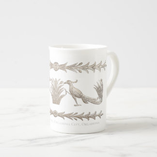 Aluminium Bird & Reed Bone China Mug