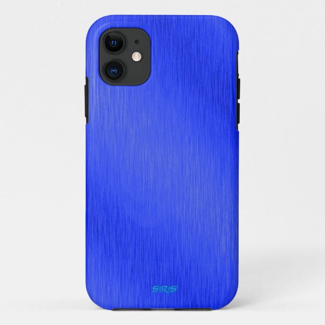 Aluminium Blue Case-Mate iPhone Case (Back)
