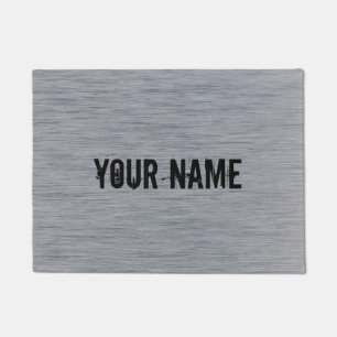 Aluminium brushed Metal structure Doormat