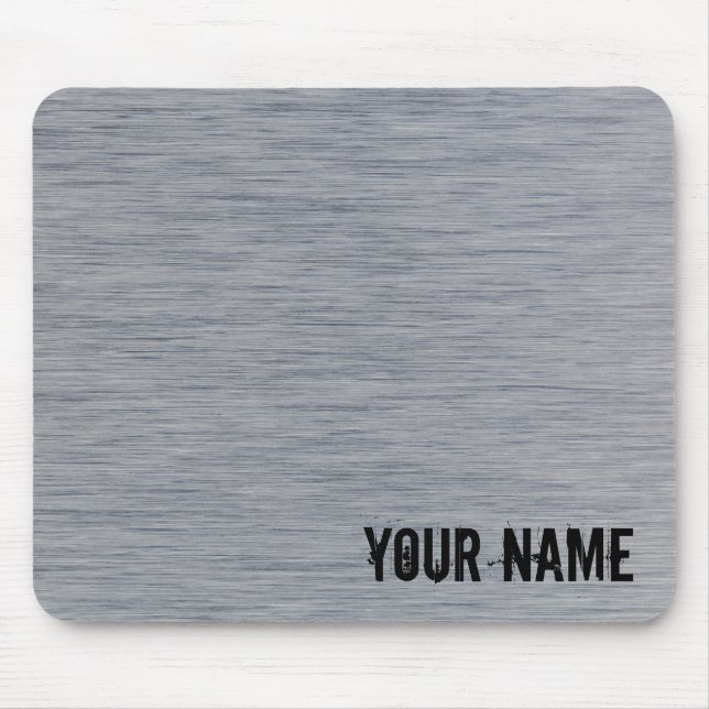 Aluminium brushed Metal structure Mouse Pad (Front)