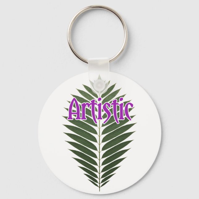 Aluminium Circle, 2" Key Ring (Front)