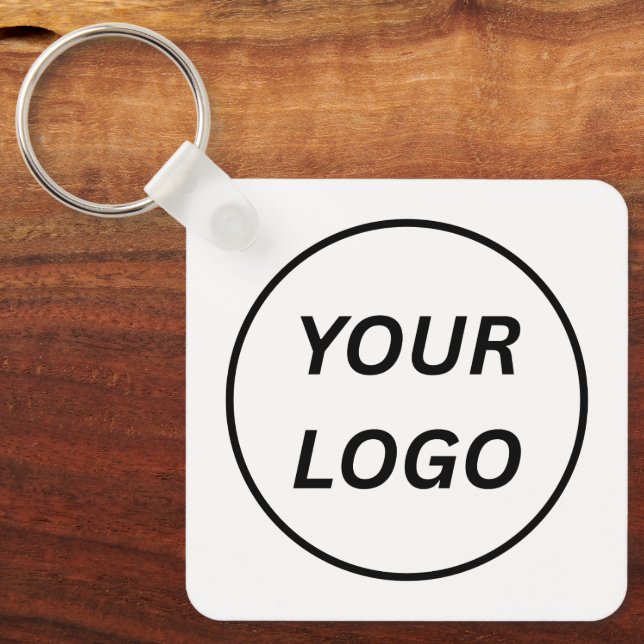 Aluminium Circle Key Ring (Front)