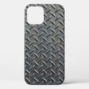 Aluminium dark list with rhombus shapes iPhone 12 case