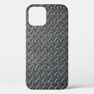 Aluminium Dark: Rhombus Shape Design iPhone 12 Case