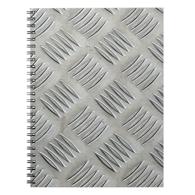 Aluminium Diamond Pattern Notebook (Front)