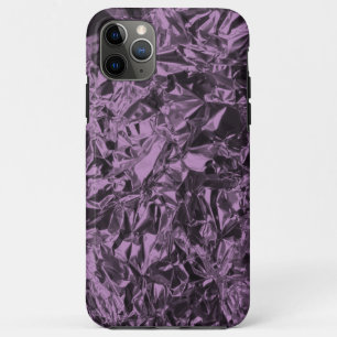 Aluminium Foil Design in Lavender iPhone 11 Pro Max Case