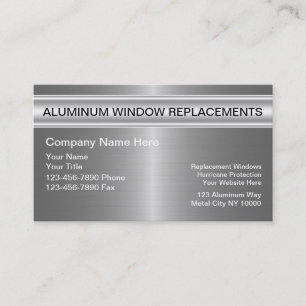 Aluminium Windows Business Card