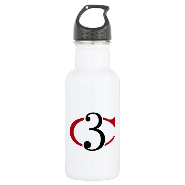 Aluminium with C3 Logo 532 Ml Water Bottle (Front)